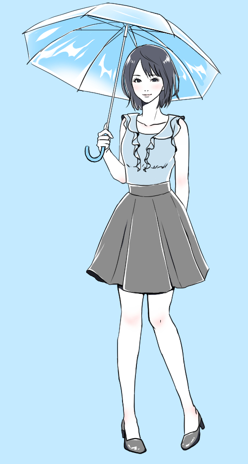 うかいイラストレーション＆デザイン　シンプル系女性イラスト