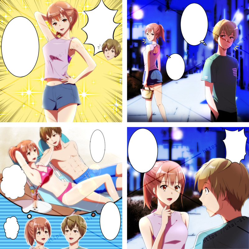 女性向け広告漫画