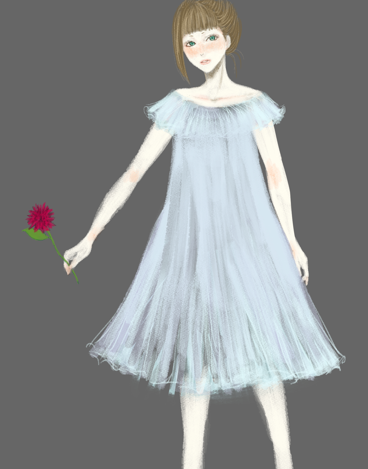 パステル風女の子