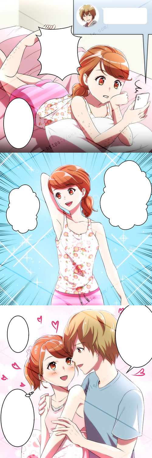 女性向け広告漫画